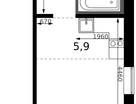 Студия, 22 м²