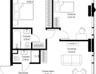 2-к. квартира, 63 м²