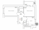 2-к. квартира, 54&nbsp;м²