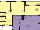 2-к. квартира, 70,8 м²