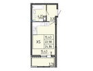 Студия, 24 м²