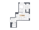 Студия, 39&nbsp;м²