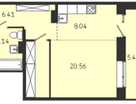 2-к. квартира, 40&nbsp;м²