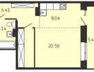 2-к. квартира, 40&nbsp;м²