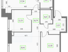 3-к. квартира, 85&nbsp;м²