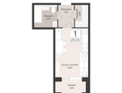 1-к. квартира, 29&nbsp;м²