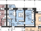 2-к. квартира, 54,5&nbsp;м²