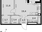2-к. квартира, 47 м²