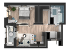 Студия, 47&nbsp;м²