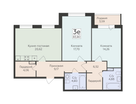 3-к. квартира, 83&nbsp;м²