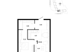 1-к. квартира, 40 м²