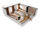 1-к. квартира, 42&nbsp;м²