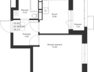 1-к. квартира, 34&nbsp;м²