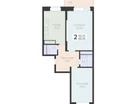 2-к. квартира, 66&nbsp;м²