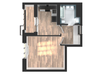 1-к. квартира, 34&nbsp;м²