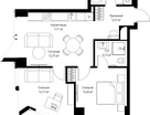 2-к. квартира, 60&nbsp;м²