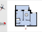 2-к. квартира, 60,6&nbsp;м²