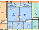 2-к. квартира, 53&nbsp;м²