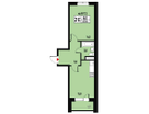 1-к. квартира, 43&nbsp;м²