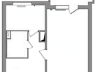 1-к. квартира, 37,8 м²