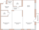 4-к. квартира, 100 м²