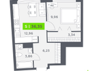 Студия, 36&nbsp;м²