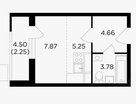 Студия, 24 м²