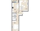 2-к. квартира, 62,3&nbsp;м²