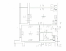 1-к. квартира, 34,2&nbsp;м²