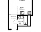 Студия, 27,8&nbsp;м²