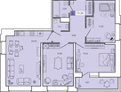 Студия, 73&nbsp;м²