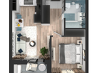 1-к. квартира, 37 м²