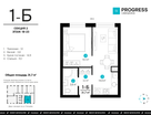 1-к. квартира, 31&nbsp;м²