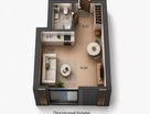 Студия, 24,1 м²