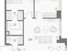 2-к. квартира, 70&nbsp;м²