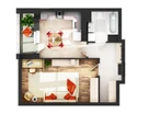 1-к. квартира, 42,4&nbsp;м²