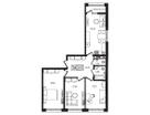 3-к. квартира, 83&nbsp;м²