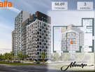 3-к. квартира, 65&nbsp;м²