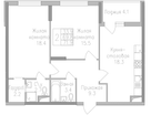 2-к. квартира, 71,9&nbsp;м²