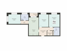 4-к. квартира, 86&nbsp;м²