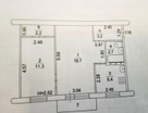 2-к. квартира, 43,5 м²