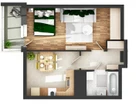 1-к. квартира, 41,7&nbsp;м²