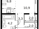 Студия, 29&nbsp;м²