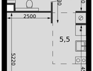 Студия, 33 м²