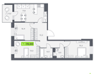 Студия, 76&nbsp;м²