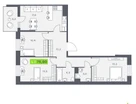 Студия, 76&nbsp;м²