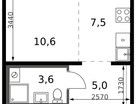 Студия, 26&nbsp;м²