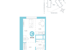 Студия, 25 м²