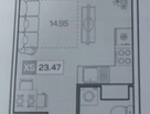 Студия, 23,5&nbsp;м²