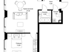 1-к. квартира, 51 м²